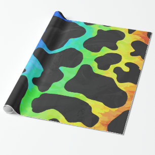 Kow Black and Rainbow Gifts Presentpapper
