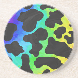 Kow Black and Rainbow Gifts Underlägg