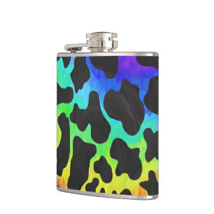 Kow Black and Rainbow Skriv ut Fickplunta
