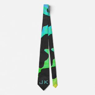 Kow Black and Rainbow Tie Slips
