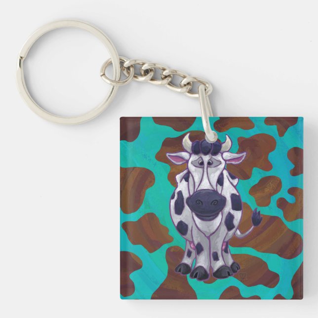 Kow Brown och Teal Print (Framsidan)