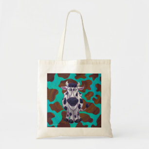 Kow Brown och Teal Print Tygkasse