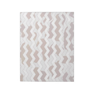 Kow Brown och White Print Anteckningsblock