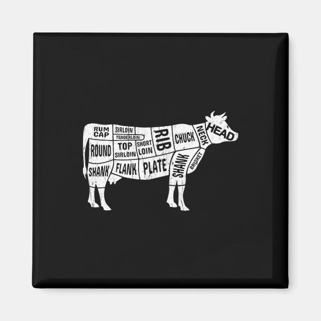 Kow Butcher Tees Magnet (Framsidan)