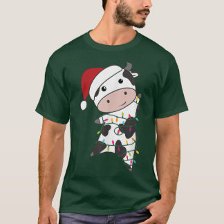 Kow Cheerful jul Fairy Ljus Sweet Animals T Shirt