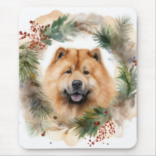 Kow chow-julafton Utandning Festive Valp Musmatta