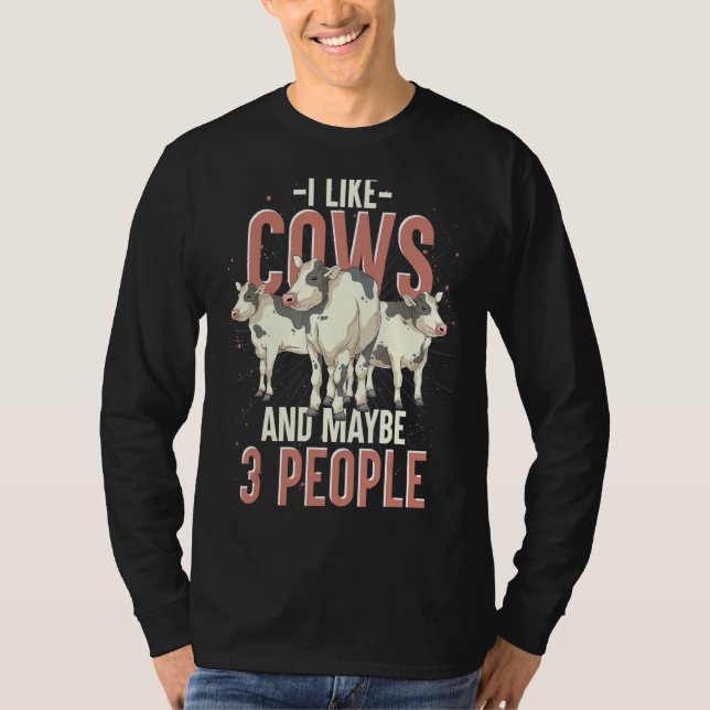 Kow Farmer Farmer Animal Farming Cow T Shirt (Framsida)