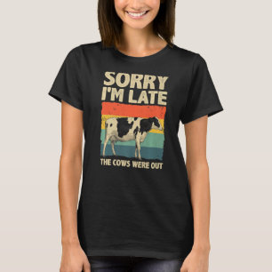 Kow För manar kvinnor Kow Farmer Hermer-djur T Shirt