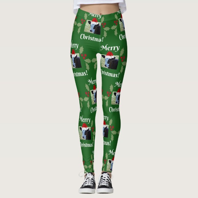 Kow God jul Leggings (Framsida)