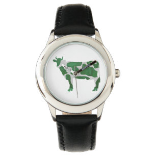 Kow-Grönt och vit Silhouette Armbandsur