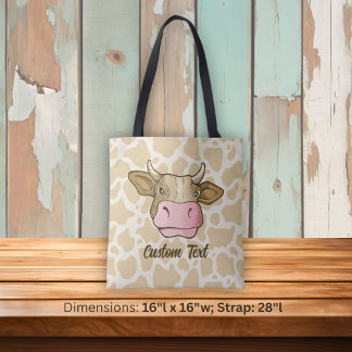Kow Head Tote Bag Tygkasse