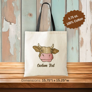Kow Head Tote Bag Tygkasse