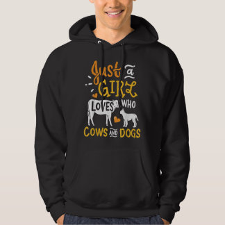 Kow Hund är bara en flicka som Kärlek och Hundar. Hoodie