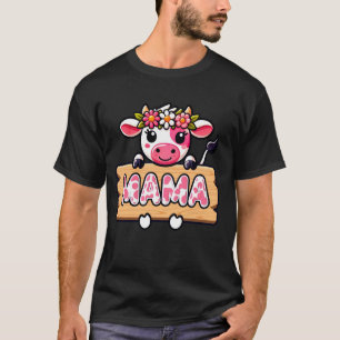 Kow Mamma Birthday Kid Family Matchande födelsedag T Shirt