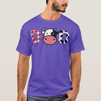 Kow Mamma eller Pappa Birthday , Farm Födelsedagsf T Shirt