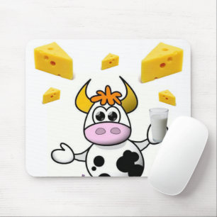Kow Mjölk Ost Mouse Pad! Muspets Musmatta