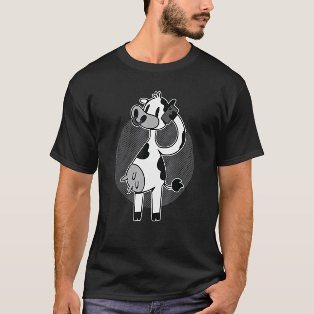 Kow Mobilt samtal Smartphone T Shirt (Framsida)