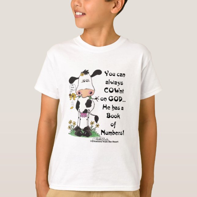 Kow och Ladybug COWnon God Tee Shirt (Framsida)