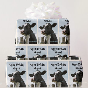 Kow Personalize Hälsning & Namn Birthday Presentpapper