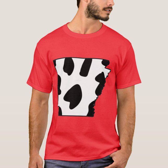 Kow Print Arkansas Oversized T Shirt (Framsida)