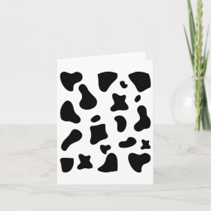 Kow Print Halloween Costume Cow Animal Kort