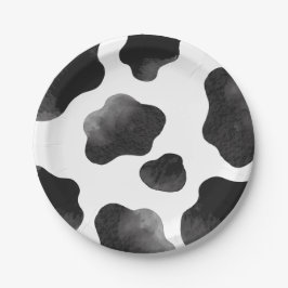 Kow Print Temaparty, Svarta Vita Kofläckar 