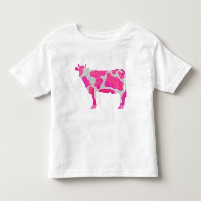 Kow Rosa och White Silhouette T Shirt (Framsida)