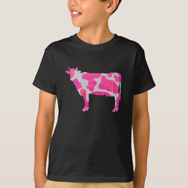 Kow Rosa och White Silhouette T-shirt (Framsida)