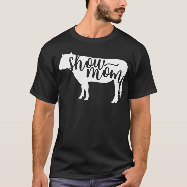 Kow Show Mom rolig T Shirt (Framsida)