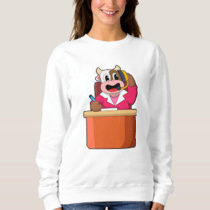 Kow som sekreterare i Bord T Shirt