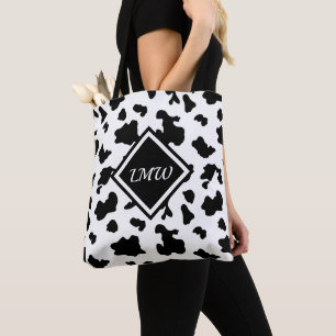 Kow Spot Mönster - Monogram Tygkasse