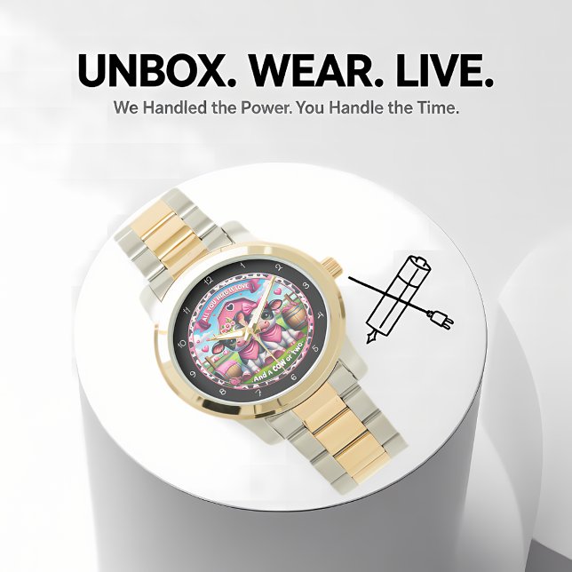 Kow Valentindagen Kärlek Armbandsur (Skapare uppladdad)