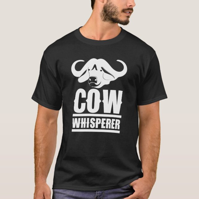 Kow Whisperer Kor Boskap T Shirt (Framsida)