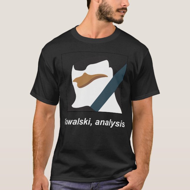Kowalski Analysis T Shirt (Framsida)