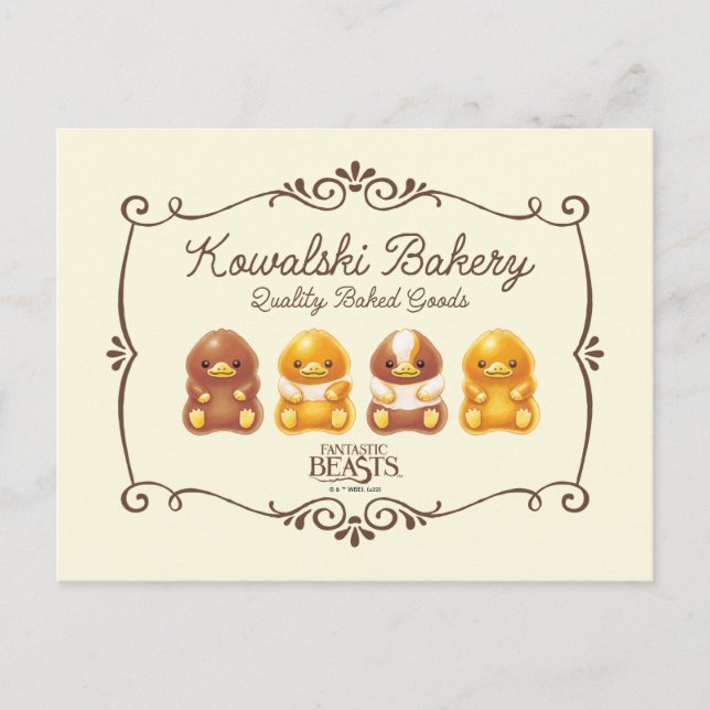 Kowalski Bakery - Baby Nifflers Vykort (Framsida)