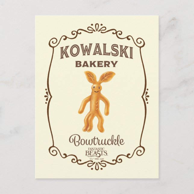 Kowalski Bakery - Bowtruckle Vykort (Framsida)
