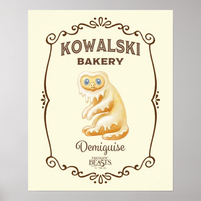 Kowalski Bakery - Demiguise Poster (Framsidan)