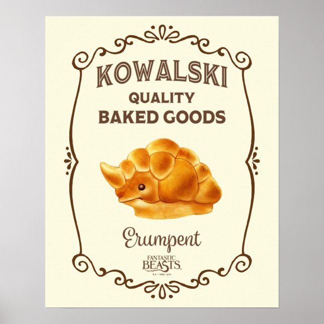 Kowalski Bakery - Erumpent Poster (Framsidan)