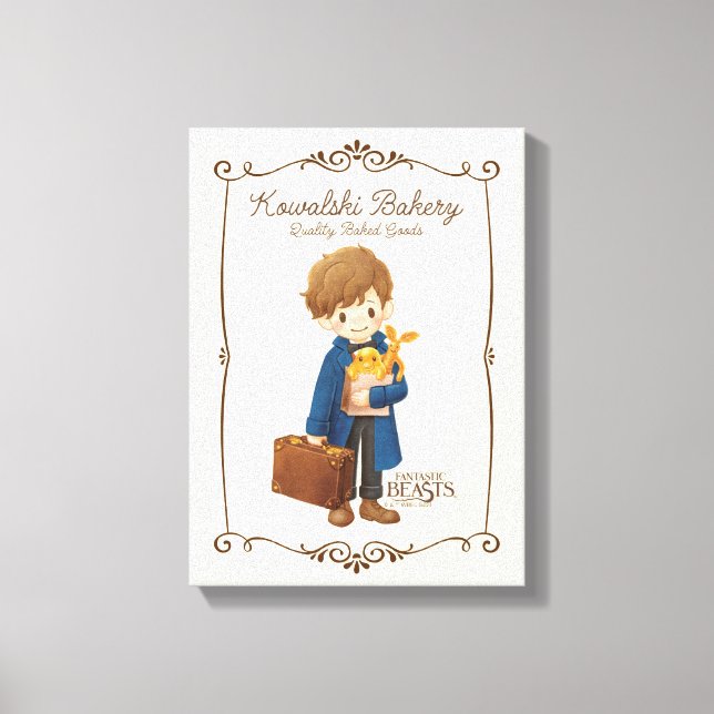 Kowalski Bakery - Newt Scamander Canvastryck (Framsida)