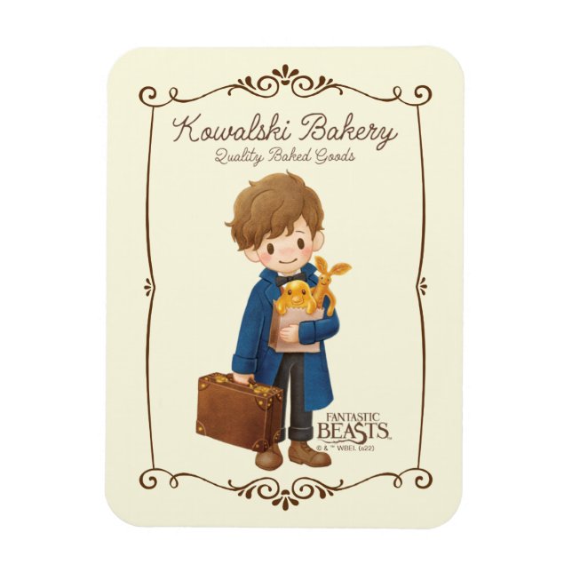 Kowalski Bakery - Newt Scamander Magnet (Vertikal)