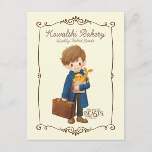 Kowalski Bakery - Newt Scamander Vykort