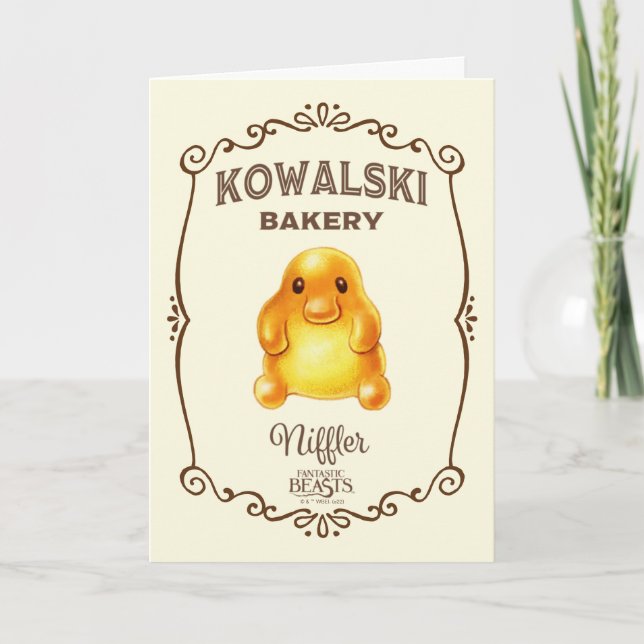 Kowalski Bakery - Niffler Kort (Framsida)