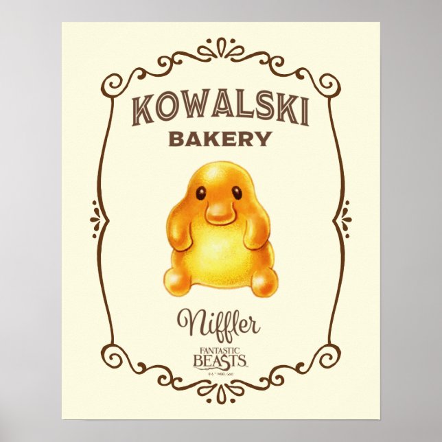 Kowalski Bakery - Niffler Poster (Framsidan)