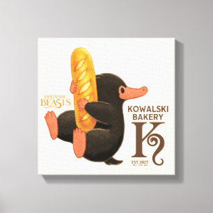 Kowalski Bakery - Niffler with Bread Canvastryck