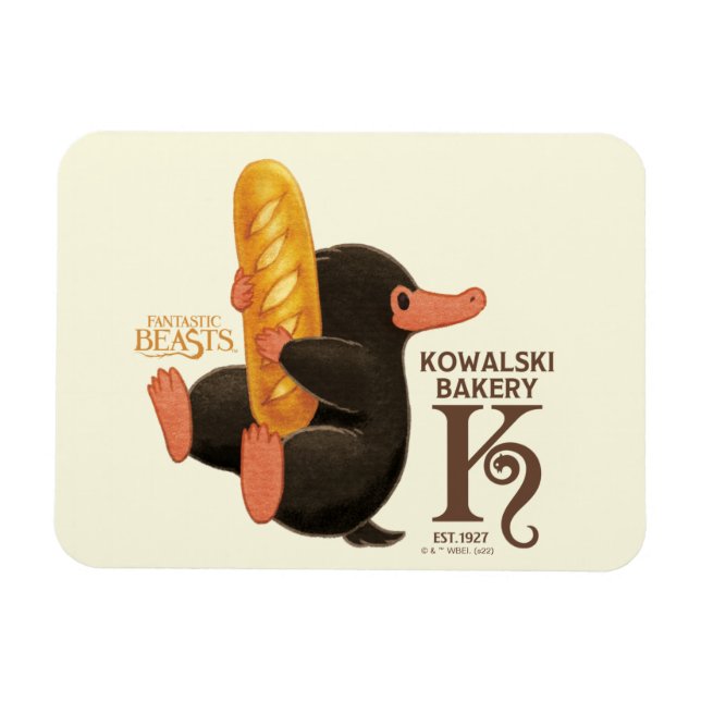 Kowalski Bakery - Niffler with Bread Magnet (Horisontell)