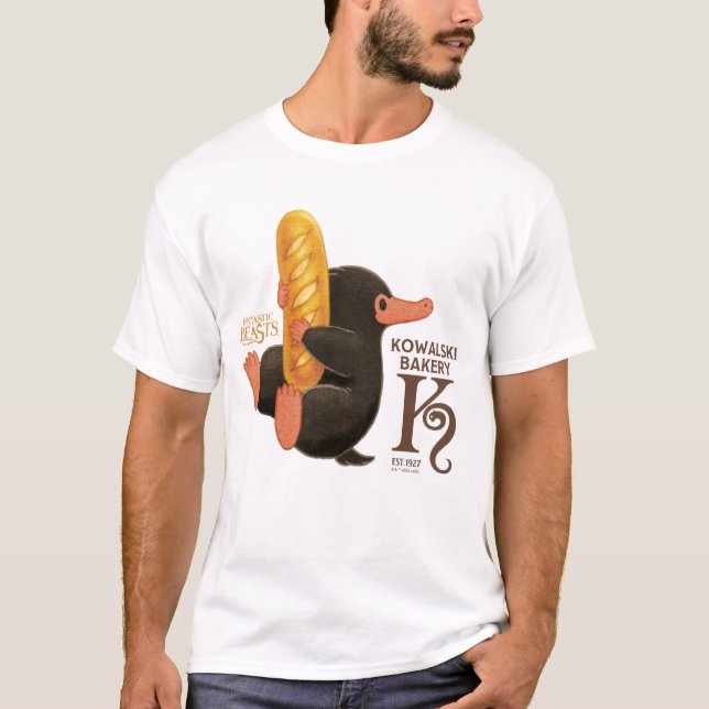 Kowalski Bakery - Niffler with Bread T Shirt (Framsida)