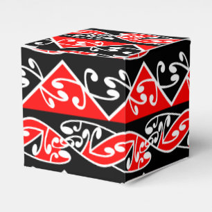 Kowhaiwhai Traditional Maori Koru Mönster Presentaskar