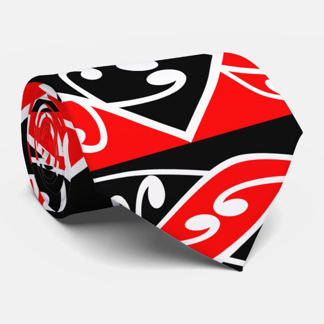 Kowhaiwhai Traditional Maori Koru Mönster Slips (Rullad)