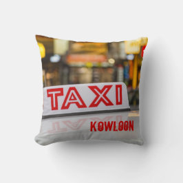Kowloon Taxi i Urban Hong Kong Kudde
