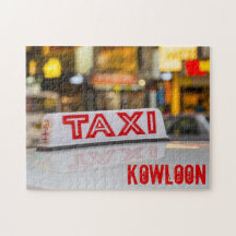 Kowloon Taxi i Urban Hong Kong